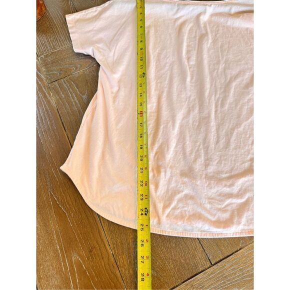 InCashmere Luxury Crew Neck Cotton Short Sleeve Tee Size Medium - Picture 8 of 8